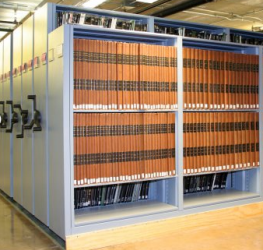 0156 - High Density Mobile Storage System with Hanging, Large Drawing Format Files