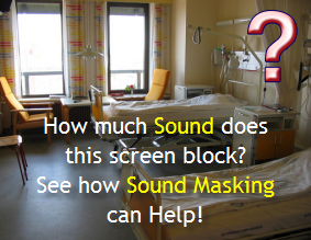 Achieving sound blocking and masking in health care facilities