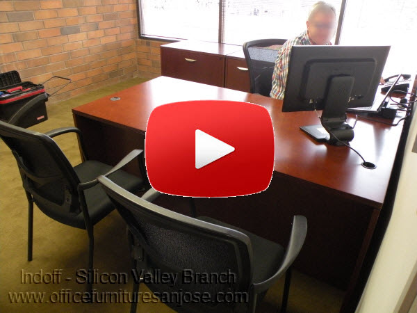 Customer Comments - Wood Veneer Desk Office Outfitting with Ergo Task and Guest Chairs