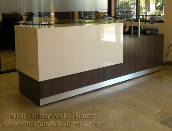 Custom Reception Desk at Altigen Communications in San Jose