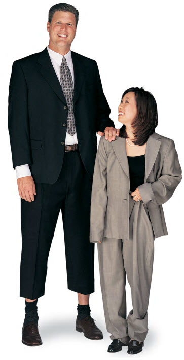 It's all about fit - people are different sizes