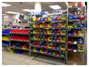 Filing and Storage - Bins on Wire Racks