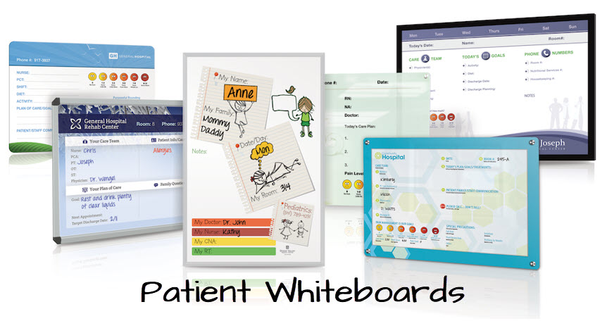 Patient Room status and information white board - custom per site
