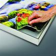 Commercial artwork on acoustic panels